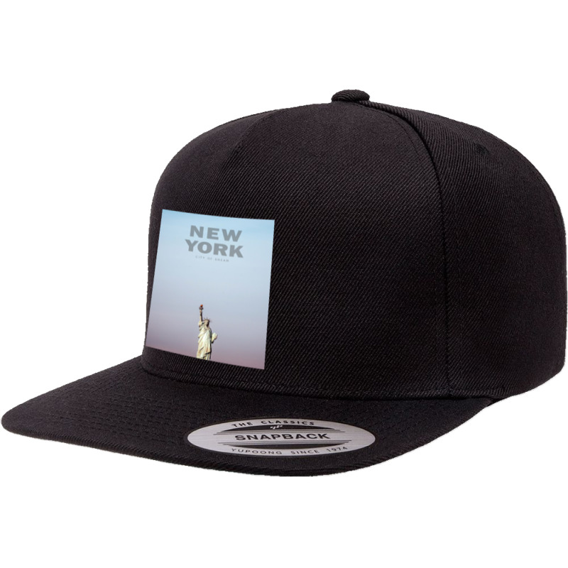 New York City 5 panel snapback cap by Pompoyo | Artistshot