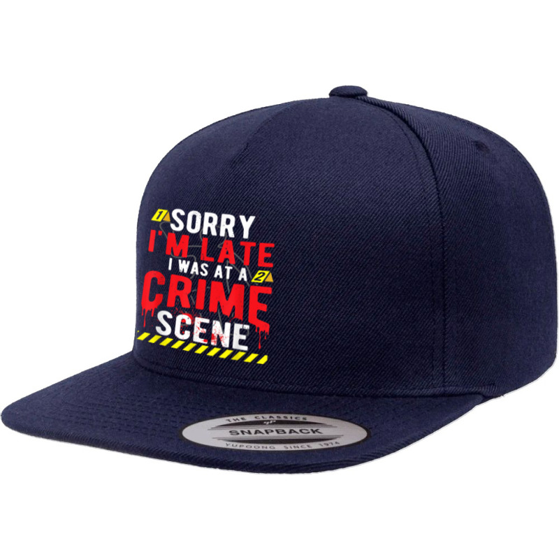 True Crime Scene Investigator T Shirt 5 panel snapback cap by webberoliveria | Artistshot