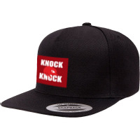 Red Knuckles Meme 5 Panel Snapback Cap | Artistshot