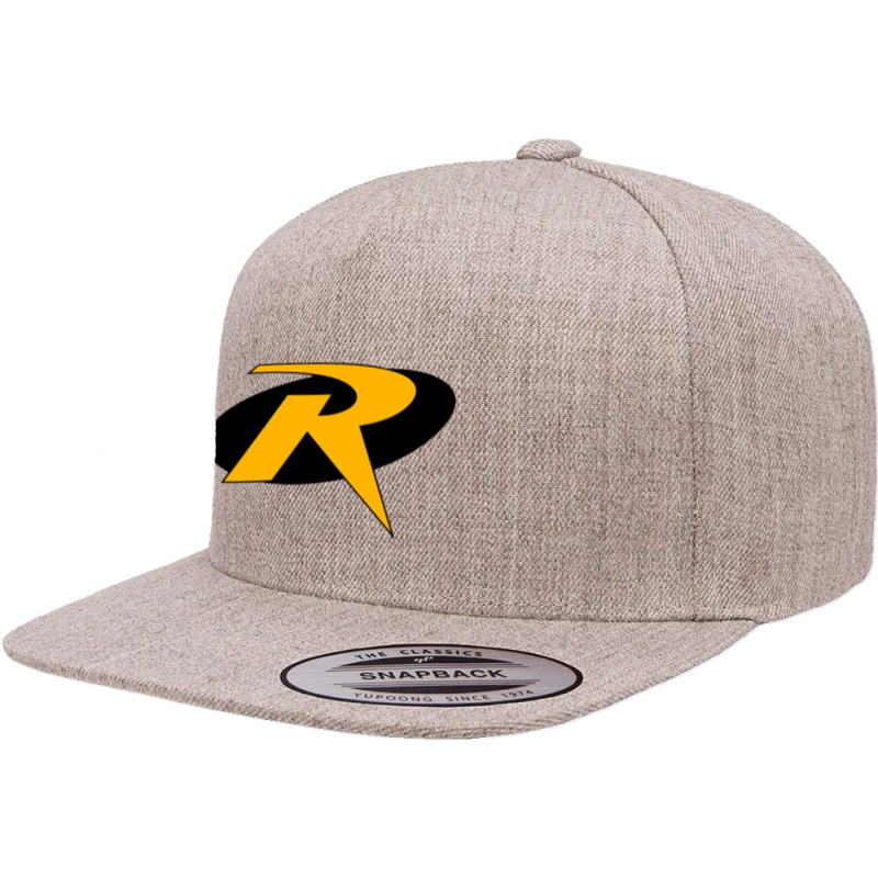 Robin Yellow 5 panel snapback cap by apolitery | Artistshot