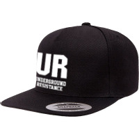 Underground Resistence 5 Panel Snapback Cap | Artistshot