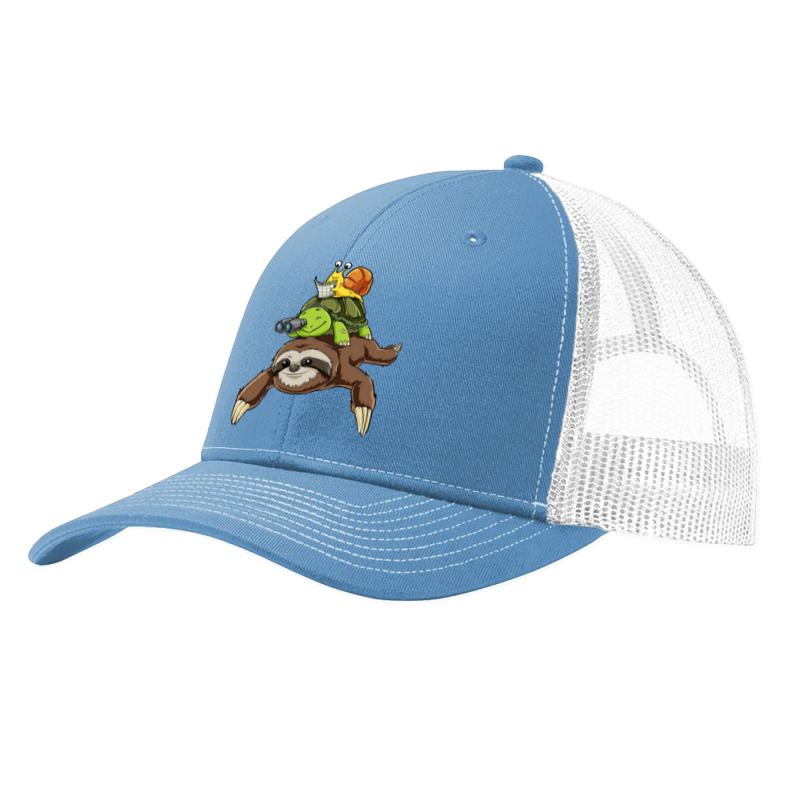 Turtle Lover Turtles Sloth Turtle Snail Funny Sloth Running Ocean Pa Trucker Cap by peafowl | Artistshot