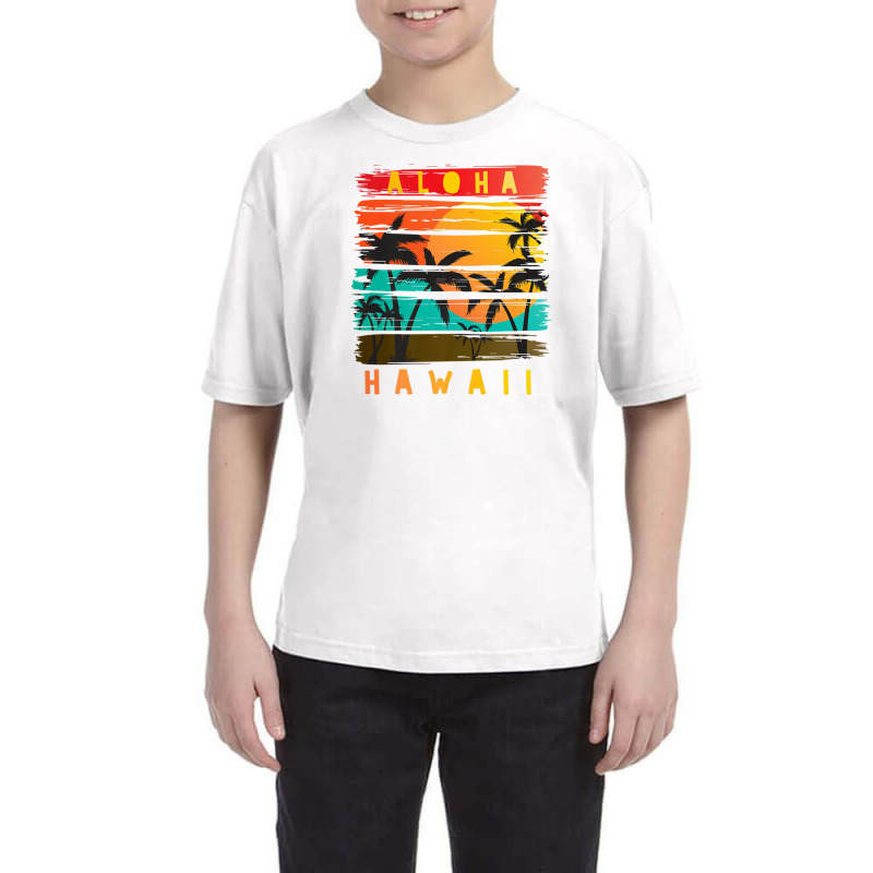 Aloha Hawaii Tropical Beach Paradise Vintage Throwback Gift Premium Ts Youth Tee by Nuansa | Artistshot