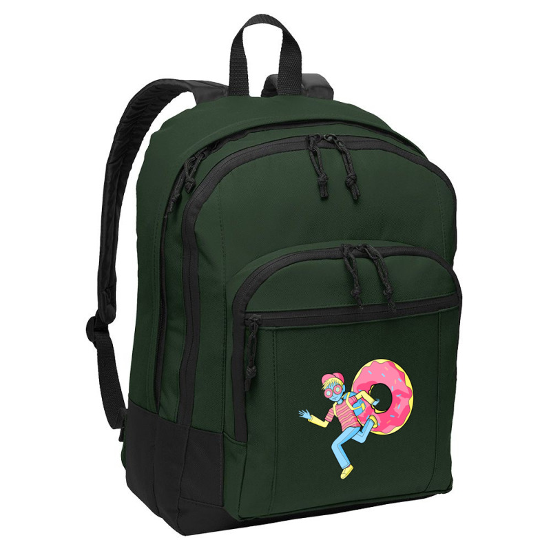 Just Run Because Love Donut Basic Backpack | Artistshot