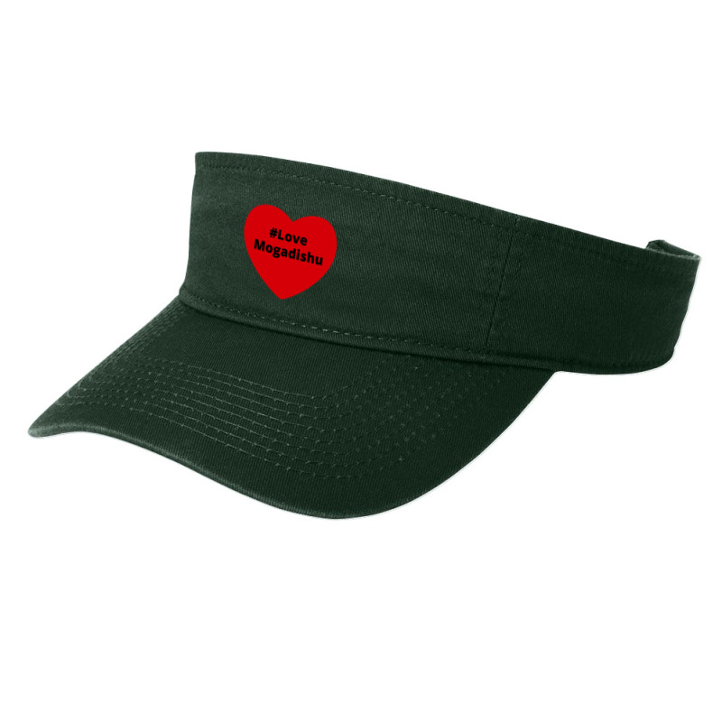 Love Mogadishu, Hashtag Heart, Love Mogadishu 2 Fashion Visor by chillinxs | Artistshot