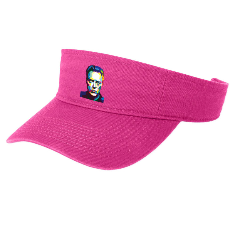 Christoper Walken In Wpap Pop Art Style Fashion Visor | Artistshot