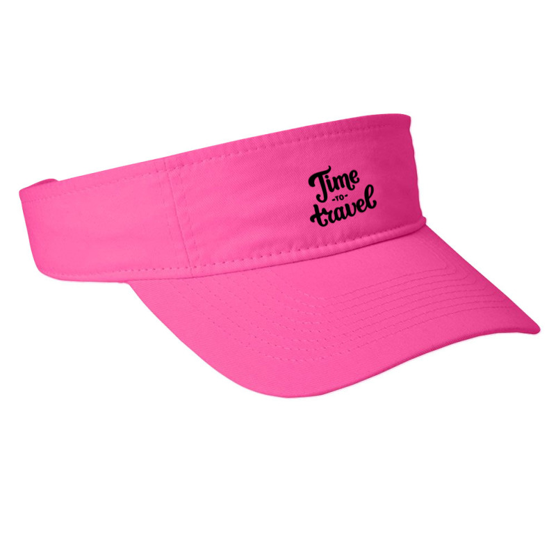 Time To Travel, Time To Travel Fashion Visor by mitubabypodcast | Artistshot