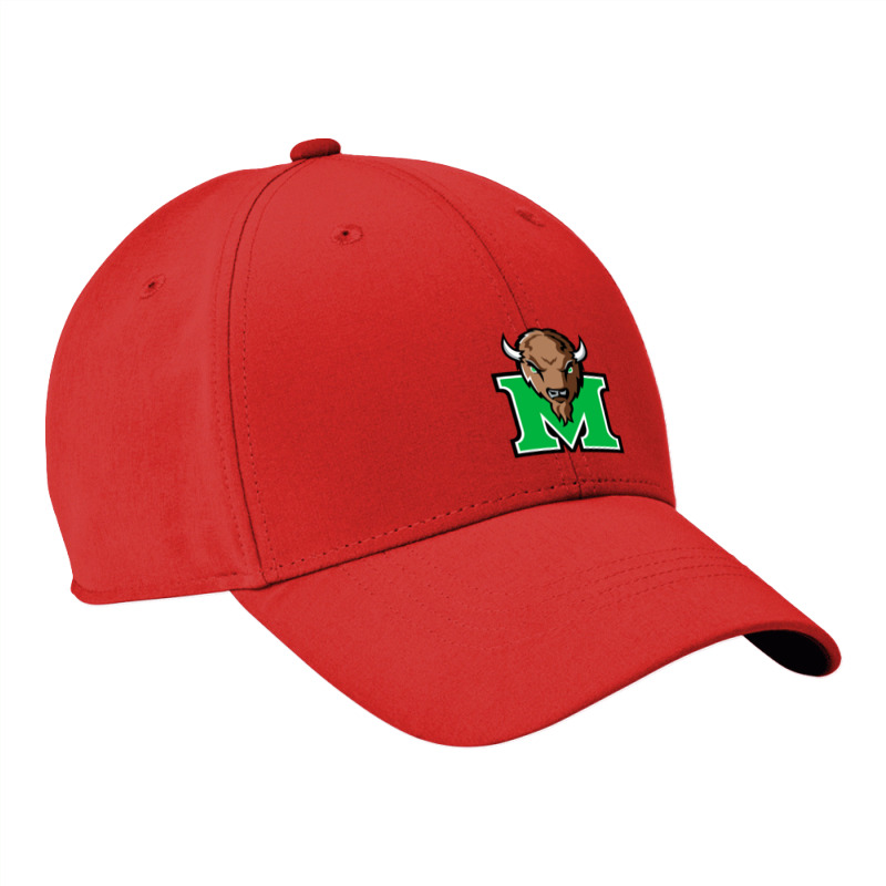 Marsh4ll Thundering Herd Nike Dri-fit Cap | Artistshot