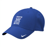 Gift For Badass Mediator Nike Dri-fit Cap | Artistshot