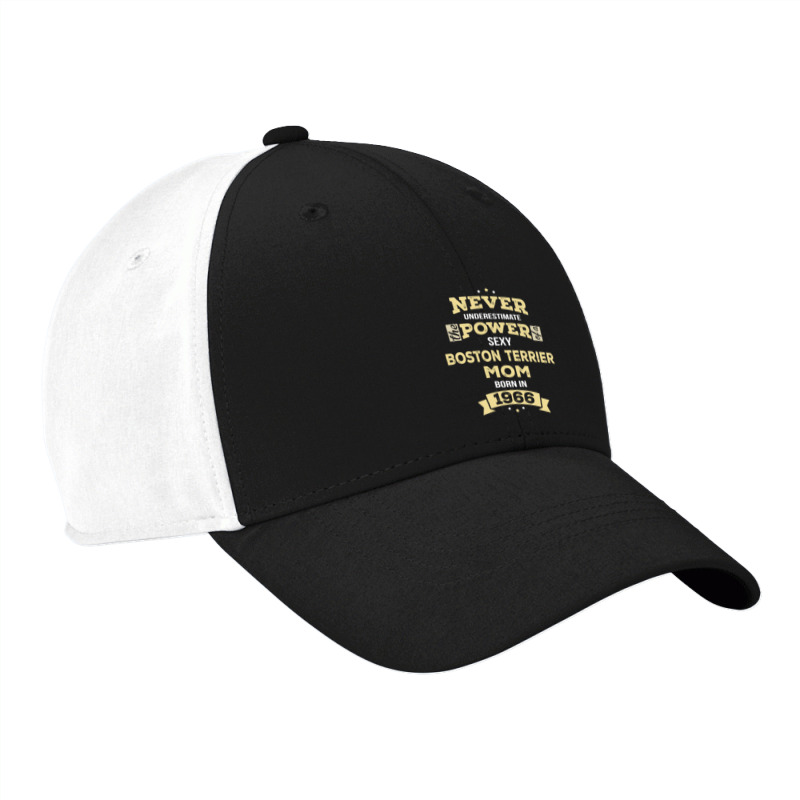 Never Underestimate Boston Terrier Mom Born In 1966 Nike Dri-fit Cap | Artistshot