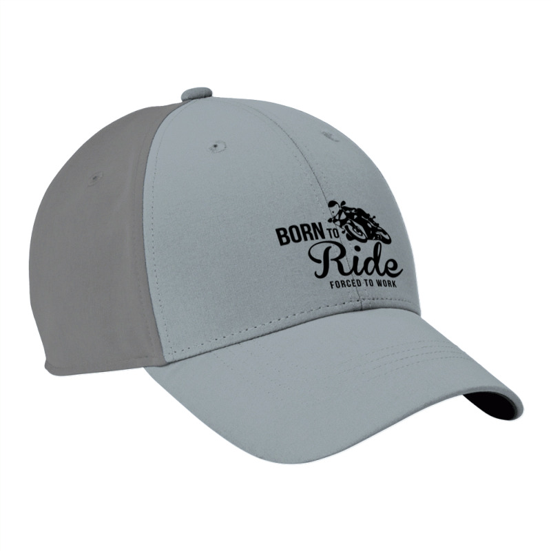 Born To Ride Forced To Work Nike Dri-FIT Cap by Focus Tees | Artistshot