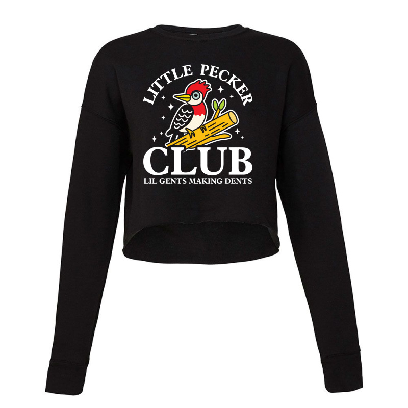 Little Pecker Club Lil Gents Making Dents Cropped Sweater by NQArtist | Artistshot