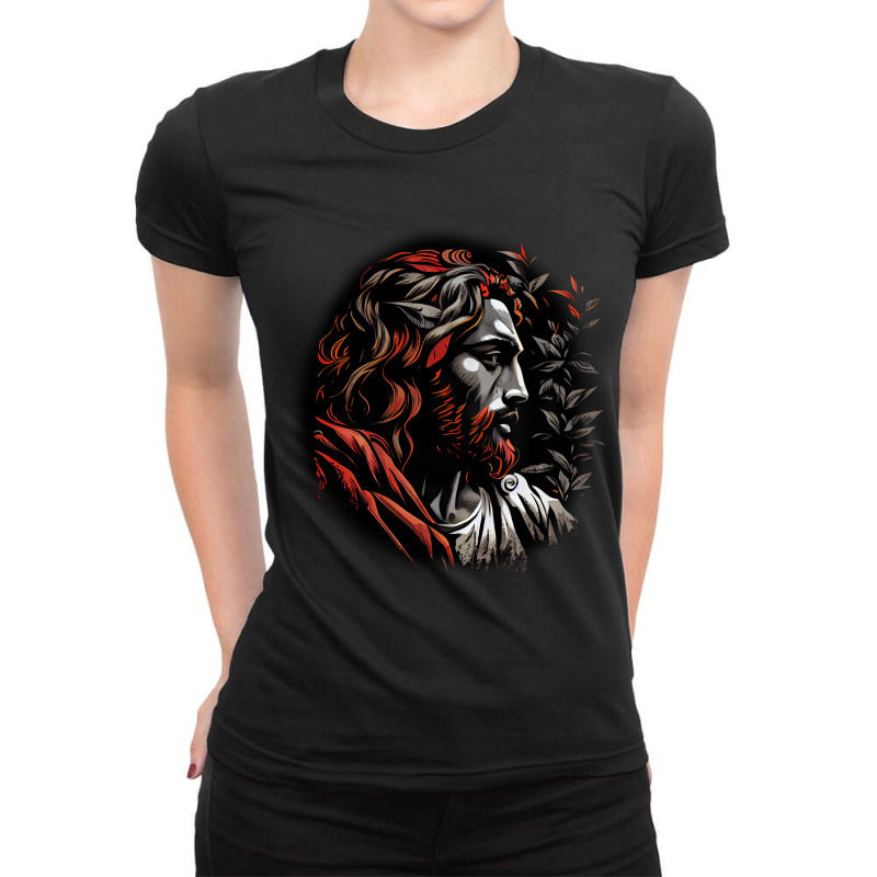 Jesus Ladies Fitted T-Shirt by mailson | Artistshot