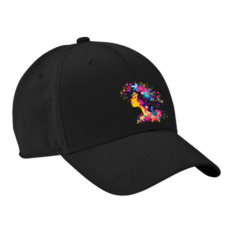 Woman And Flower Nike Dri-FIT Cap by mailson | Artistshot