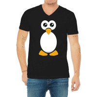 Halloween Penguin Costume V-neck Tee | Artistshot