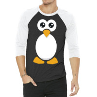 Halloween Penguin Costume 3/4 Sleeve Shirt | Artistshot