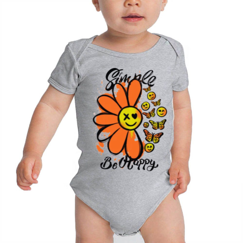 Sun Flower Baby Bodysuit by Charity Aduset | Artistshot