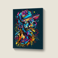 Urban Street Portrait Canvas Print | Artistshot