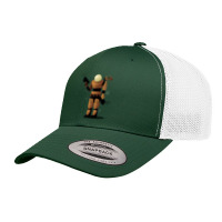 Playing  Acrid Jumping Funny Gifts Boys Girls Retro Trucker Cap | Artistshot