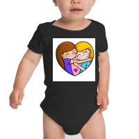 Bff Baby Bodysuit | Artistshot