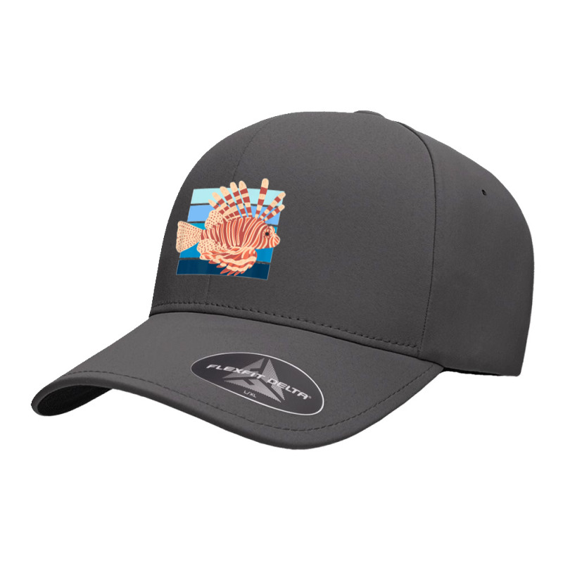 Lion Ocean Fish Retro For Men Women Kids Seamless Cap by WirtzRichard | Artistshot