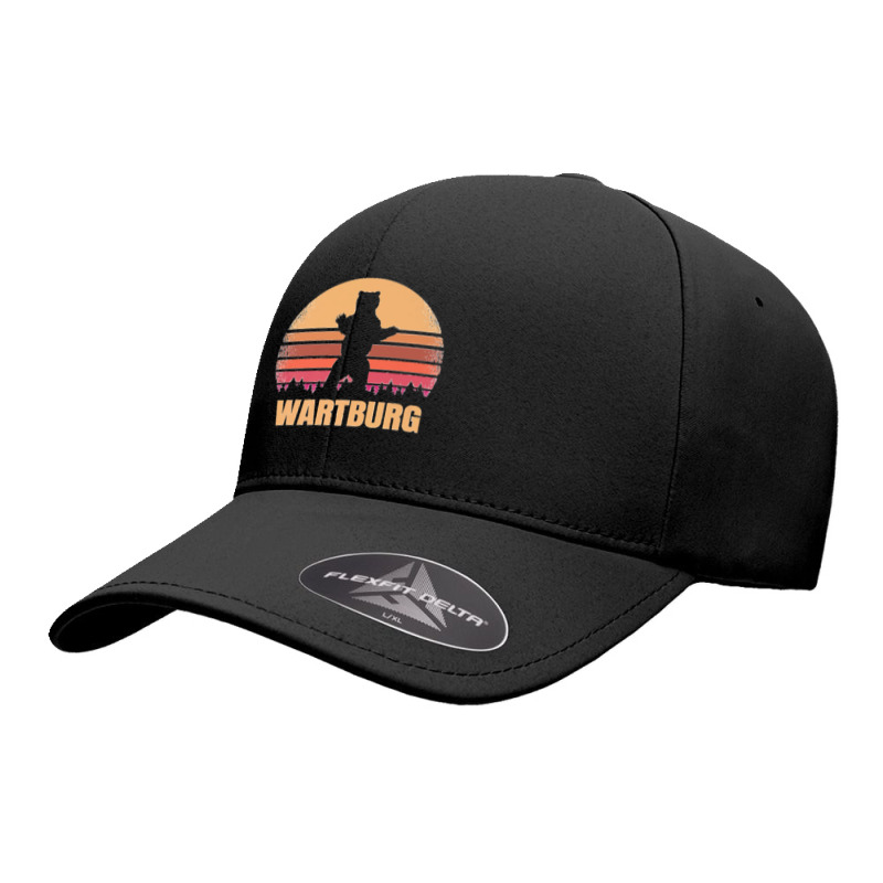 Wartburg Tennessee Vintage Bear Distressed Retro 80s Sunset Premium Seamless Cap by EaglesonBonnie | Artistshot