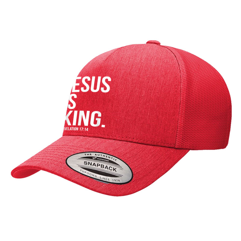 Jesus Is King Bible Scripture Quote Christian Character Animae Yupoong Trucker Cap by Aria-Proctor | Artistshot