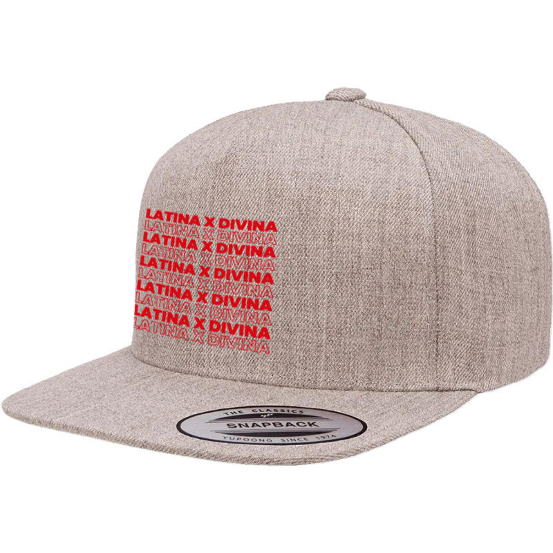 Latina Divina 5 panel snapback cap by KennethShop | Artistshot