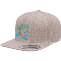 Flamingo T  Shirt Objective Subjectivity T  Shirt 5 Panel Snapback Cap | Artistshot