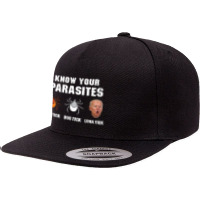 Know Your Parasites Anti Joe Biden T Shirt 5 Panel Snapback Cap | Artistshot