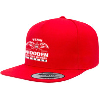 Team Wooden Lifetime Member Gifts T Shirt 5 Panel Snapback Cap | Artistshot