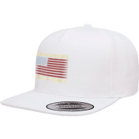 Brandenburg Last Name Surname American Flag Family T Shirt 5 Panel Snapback Cap | Artistshot