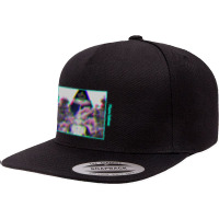 Shaman Glitch Aesthetic 5 Panel Snapback Cap | Artistshot