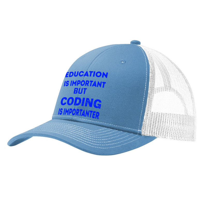 Education Is Important But Coding Is Importanter Pa Trucker Cap by LemonTees | Artistshot