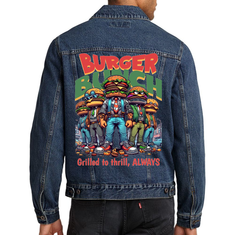 Burger Bunch Men Denim Jacket | Artistshot