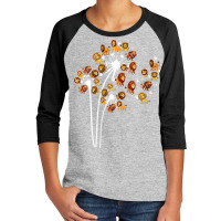 Womens Womens Floral Lion Dandelion Wild Animals Youth 3/4 Sleeve | Artistshot