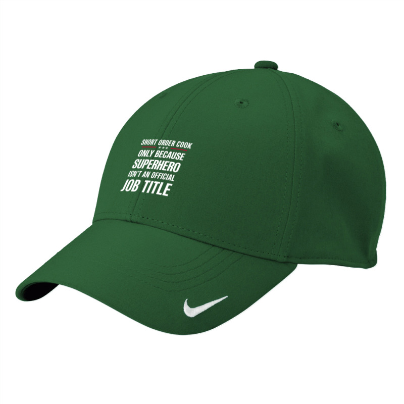 Gift For Superhero Short Order Cook Nike Dri-fit Cap | Artistshot