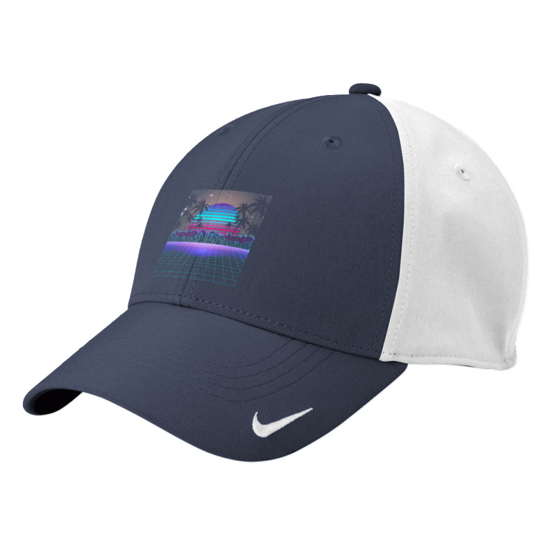 Synthwave T  Shirt Fascinating Dusk Retrowave T  Shirt Nike Dri-FIT Cap by geffertz | Artistshot