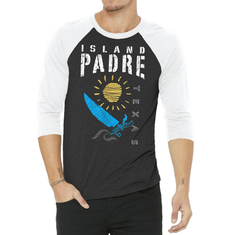 Padre Island Texas Sailing T Shirt 3/4 Sleeve Shirt | Artistshot