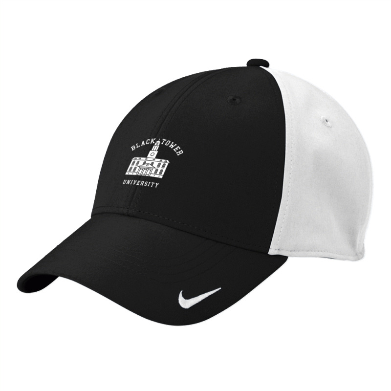 Black Tower University Nike Dri-FIT Cap by ardylanda | Artistshot