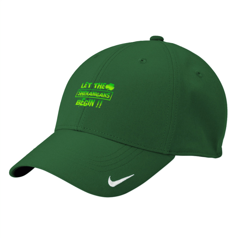 Im Not Short Im Leprechaun Size T  Shirt Let The Shenanigans Begin Fun Nike Dri-fit Cap | Artistshot