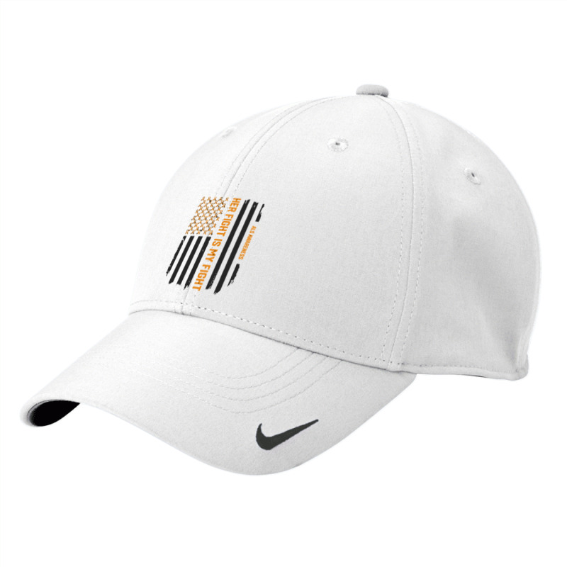 Her Fight Is My Fight   Als Awareness American Nike Dri-FIT Cap by saepuloh | Artistshot