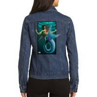 Merman Ladies Denim Jacket | Artistshot