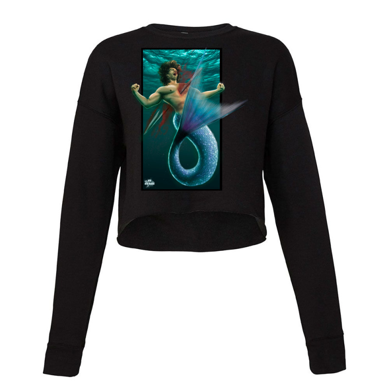 Merman Cropped Sweater by NRO Arte Digital | Artistshot