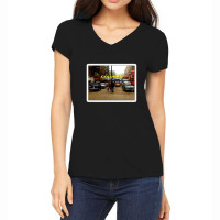 The Three Storms Lightning 50522452 Women's V-neck T-shirt | Artistshot