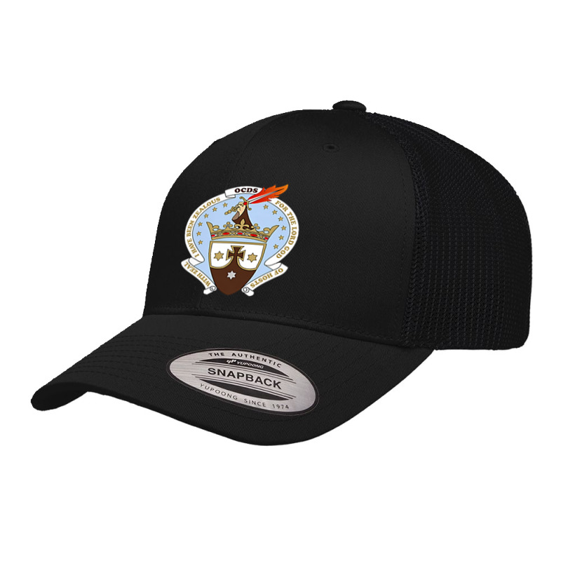 Carmelite Shield Catholic Shirt Retro Trucker Cap by koleuuwla | Artistshot