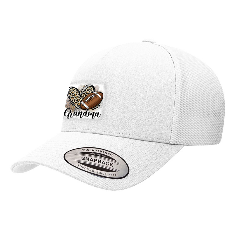 Football Grandma Funny Leopard Heart Family Sporty Yupoong Trucker Cap by pester | Artistshot