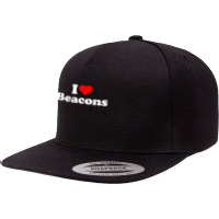 Beacons Love Heart College University Alumni T Shirt 5 Panel Snapback Cap | Artistshot