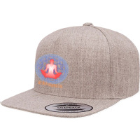 International Yoga Day 2021 T  Shirt International Yoga Day Sukhasana 5 Panel Snapback Cap | Artistshot