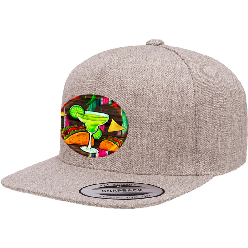 Hispanic Heritage Month Round Earrings 2 5 panel snapback cap by BundleAndBundleShop | Artistshot